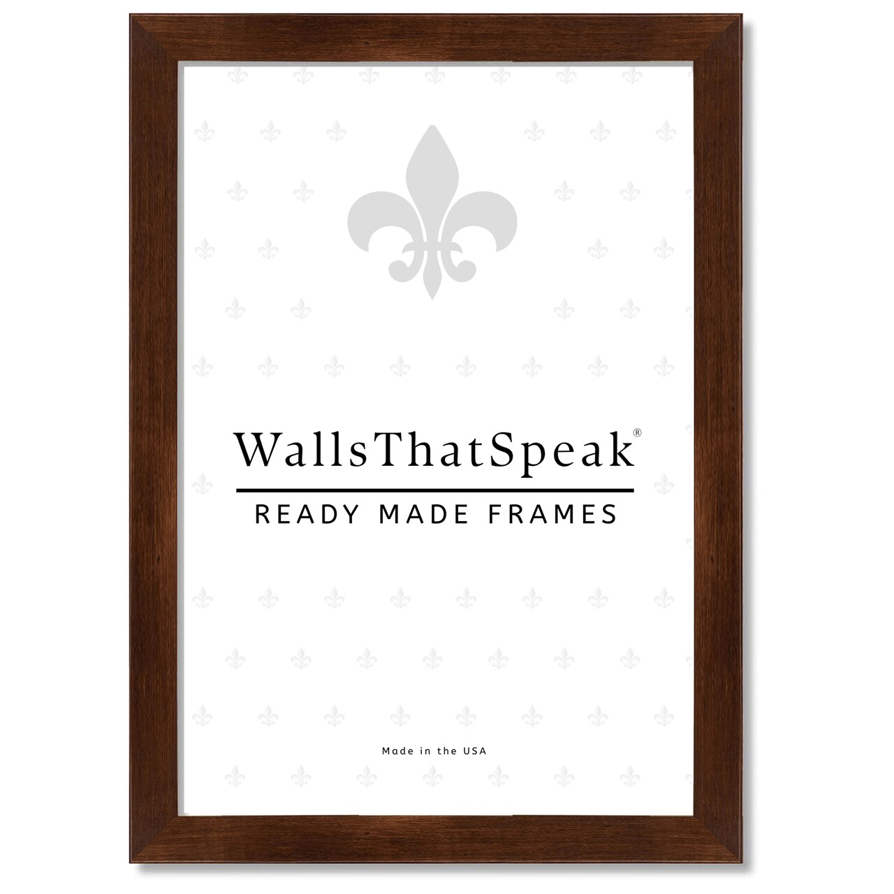 17x23 Picture Frame Bauhaus 125, 1.25" MDF Wood Composite Moulding, Faux Woodgrain Wall Display Frame for Art, Posters, or Photos by wallsthatspeak